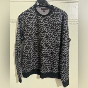 Michael Kors Monogram Black Sweater